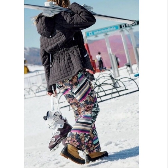 Fp Movement Bunny Slope Printed Ski Pants M - Picture 16 of 16